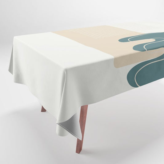 Abstract Contemporary Boho Watercolor Shape Graphic Design 5 2023 COTY Vining Ivy PPG1148-6 Accents Tablecloth