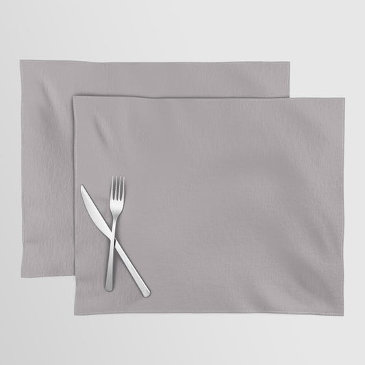 Adorable Light Pastel Purple Pink Solid Color Pairs To Sherwin Williams Beguiling Mauve SW 6269 Placemat