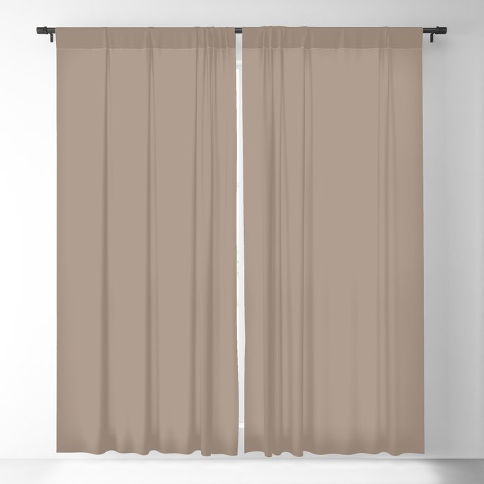 Aesthetic Beige Solid Color Accent Shade / Hue Matches Sherwin Williams Sanderling SW 7513 Blackout Curtain