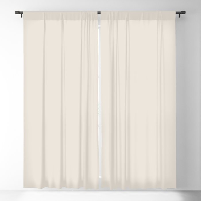 Aged Lace Off White Solid Color Pairs PPG String Of Pearls PPG1079-1 - All One Single Shade Colour Blackout Curtain