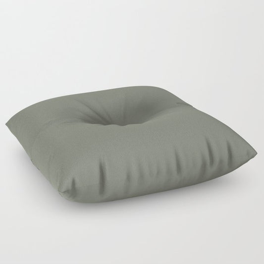 Aged Olive Green Solid Color Pairs Dutch Boys 2022 Popular Hue Wild Basil 424-5DB - Getaway Palette Floor Pillow