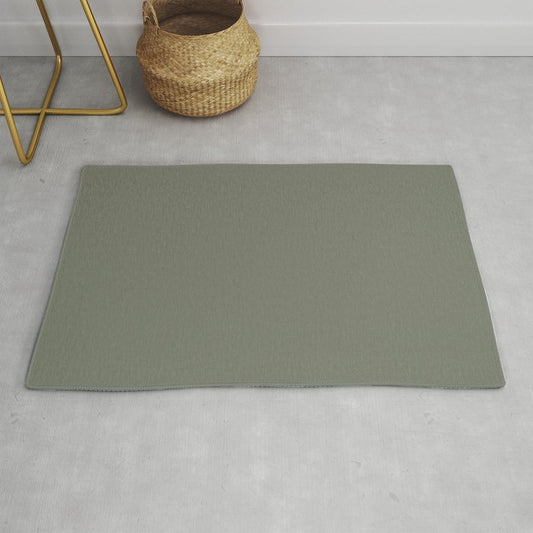 Aged Olive Green Solid Color Pairs Dutch Boys 2022 Popular Hue Wild Basil 424-5DB - Getaway Palette Throw & Area Rugs