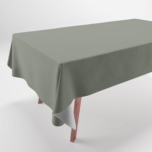 Aged Olive Green Solid Color Pairs Dutch Boys 2022 Popular Hue Wild Basil 424-5DB - Getaway Palette Tablecloth