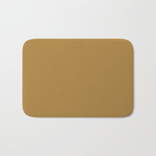 Ageless Earth Mid Tone Brown Solid Color Pairs To Sherwin Williams Nankeen SW 6397 Bath Mat