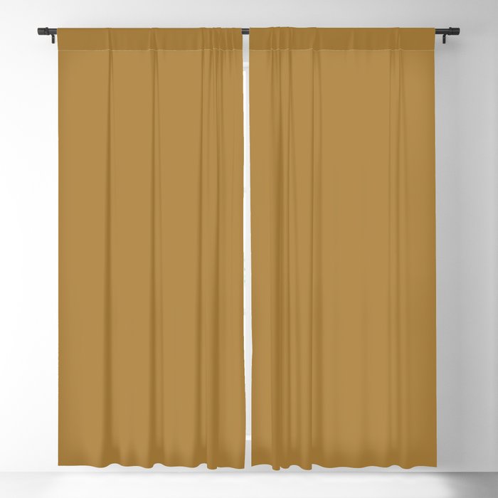 Ageless Earth Mid Tone Brown Solid Color Pairs To Sherwin Williams Nankeen SW 6397 Blackout Curtain