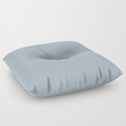 Agile Light Pastel Blue Gray Solid Color Pairs To Sherwin Williams Languid Blue SW 6226 Floor Pillow