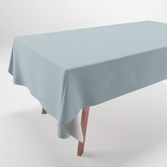 Agile Light Pastel Blue Gray Solid Color Pairs To Sherwin Williams Languid Blue SW 6226 Tablecloth