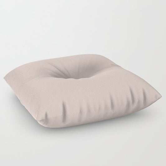 Agreeable Tanish Pink - Neutral - Pastel Solid Color Pairs To Sherwin Williams Abalone Shell SW 6050 Floor Pillow