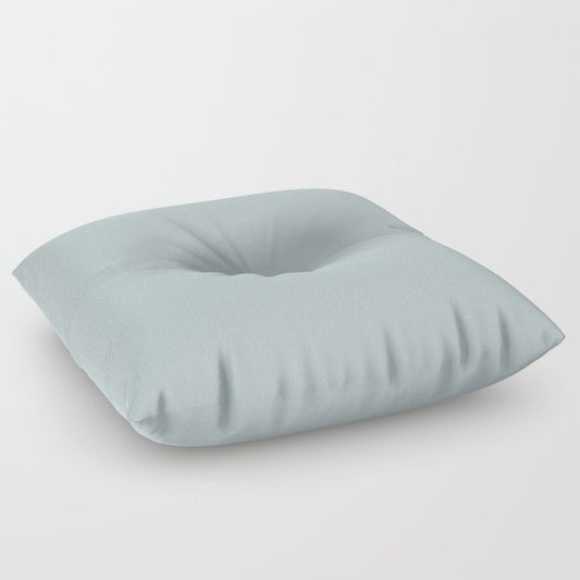Airy Light Pastel Blue Gray / Grey Solid Color Pairs To Sherwin Williams Niebla Azul SW 9137 Floor Pillow