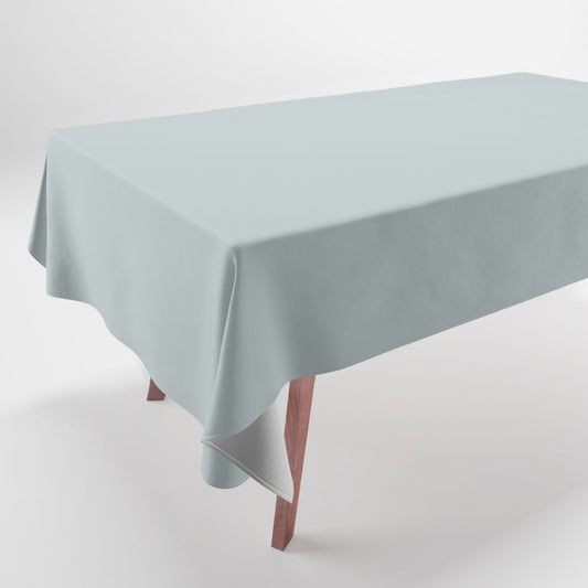 Airy Light Pastel Blue Gray / Grey Solid Color Pairs To Sherwin Williams Niebla Azul SW 9137 Tablecloth