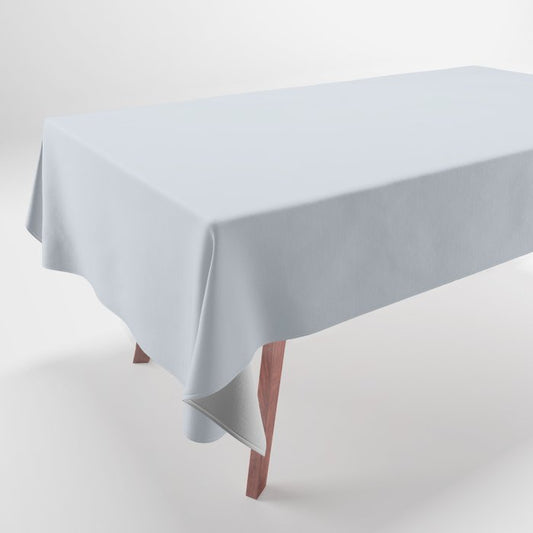 Airy Pastel Blue Grey Solid Color Pairs To Sherwin Williams Mild Blue SW 6533 Tablecloth