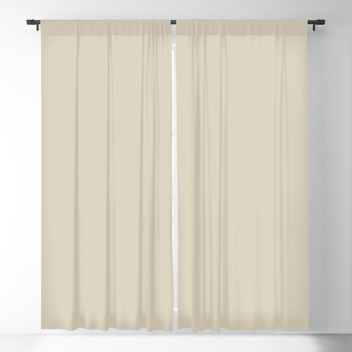 Alabaster Solid Color Accent Shade / Hue Matches Sherwin Williams Oyster Bar SW 7565 Blackout Curtain
