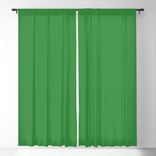All About The Greens Shamrock / Emerald / Parakeet Green Solid Color Pairs To Sherwin Williams Envy SW 6925 Blackout Curtain