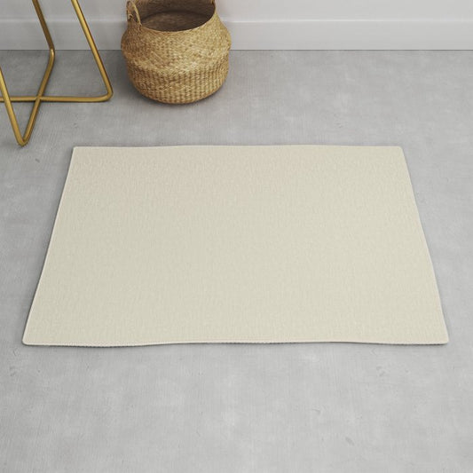 Almond Off White Solid Color Pairs 2023 Trending Hue Glidden Fossil Stone PPG1102-2 Rug
