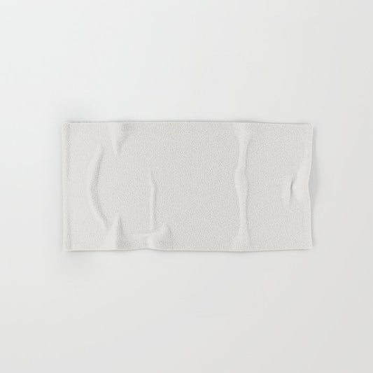 Almost White Trending Solid Color - Hue - Single Shade Jolie Gesso White Hand & Bath Towel