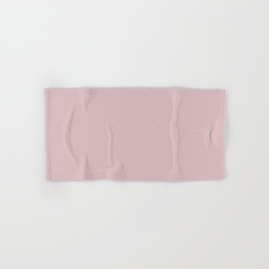 Amaranth Light Pastel Pink Pairs Sherwin Williams Rose SW 6296 Hand & Bath Towel
