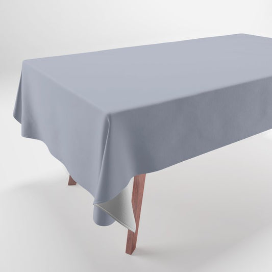 Ambrosial Pastel Purple Blue Grey Solid Color Pairs To Sherwin Williams Vesper Violet SW 6542 Tablecloth