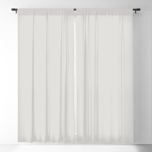 Angel Wings White Solid Color Accent Shade / Hue Matches Sherwin Williams Snowfall SW 6000 Blackout Curtain