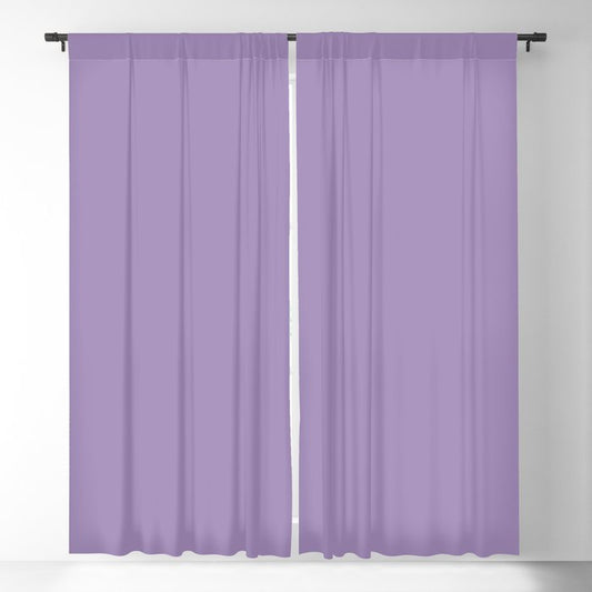 Angelic Mid Tone Purple Solid Color Pairs To Sherwin Williams Kismet SW 6830 Blackout Curtain