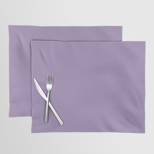 Angelic Mid Tone Purple Solid Color Pairs To Sherwin Williams Kismet SW 6830 Placemat