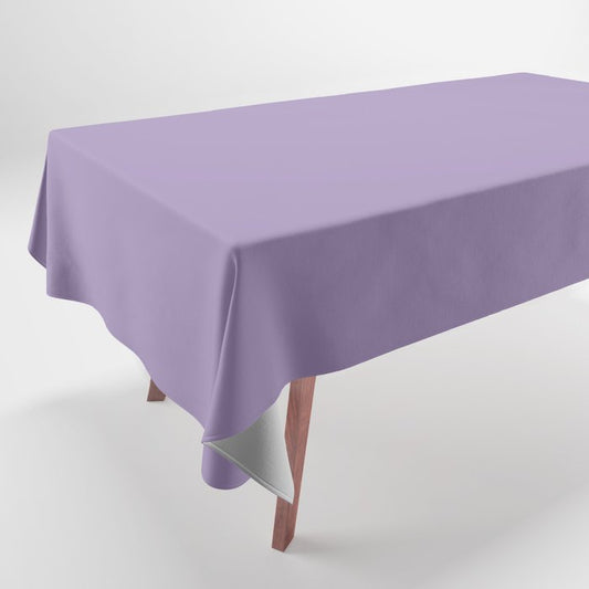 Angelic Mid Tone Purple Solid Color Pairs To Sherwin Williams Kismet SW 6830 Tablecloth