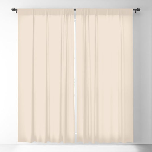 Antique White Solid Color  - Accent Shade - Matches Sherwin Williams Choice Cream SW 6357 Blackout Curtain