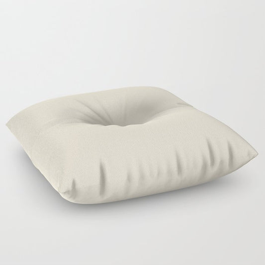 Antique White Solid Color  - Accent Shade - Matches Sherwin Williams Choice Cream SW 6357 Floor Pillow