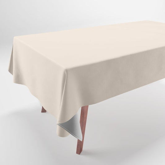 Antique White Solid Color  - Accent Shade - Matches Sherwin Williams Choice Cream SW 6357 Tablecloth