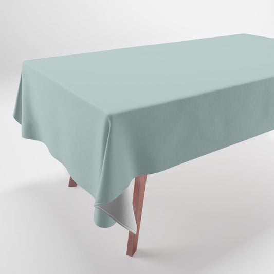 Aqua Green Blue Solid Color Pairs to Sherwin Williams Festoon Aqua SW 0019 Tablecloth
