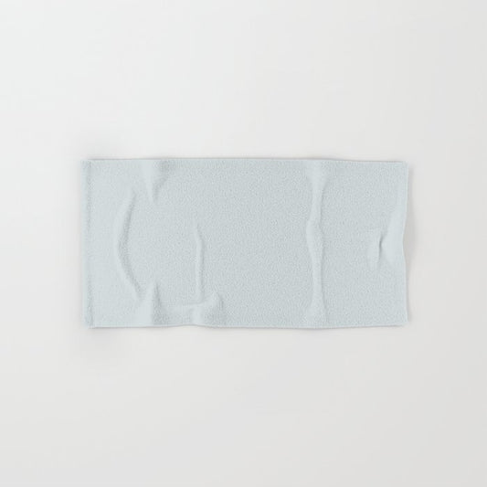 Arctic Pastel Blue Solid Color - Popular Shade 2022 PPG Winter's Breath PPG1038-3 Hand & Bath Towel