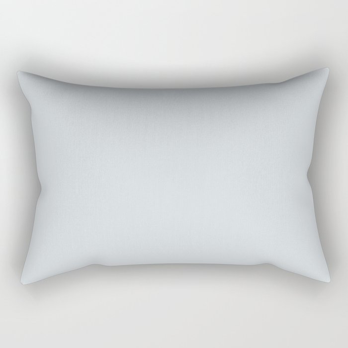 Arctic Pastel Blue Solid Color - Popular Shade 2022 PPG Winter's Breath PPG1038-3 Rectangular Pillow