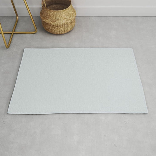 Arctic Pastel Blue Solid Color - Popular Shade 2022 PPG Winter's Breath PPG1038-3 Throw & Area Rugs
