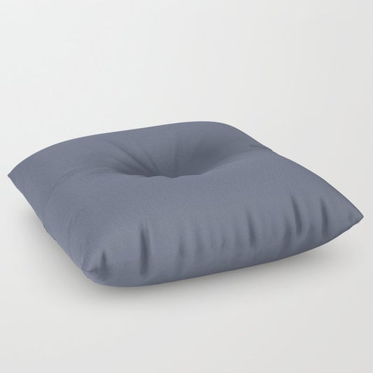 At Peace Mid Tone Blue Solid Color Pairs To Sherwin Williams Mesmerize SW 6544 Floor Pillow