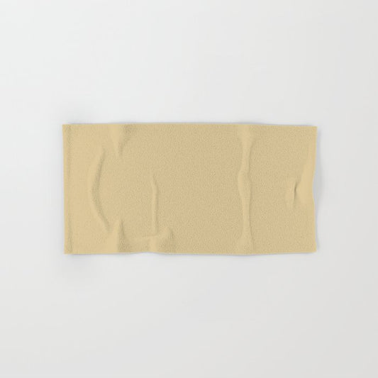 At Peace Neutral Light Beige Solid Color Sherwin Williams Pale Moss SW 9027 Hand & Bath Towel