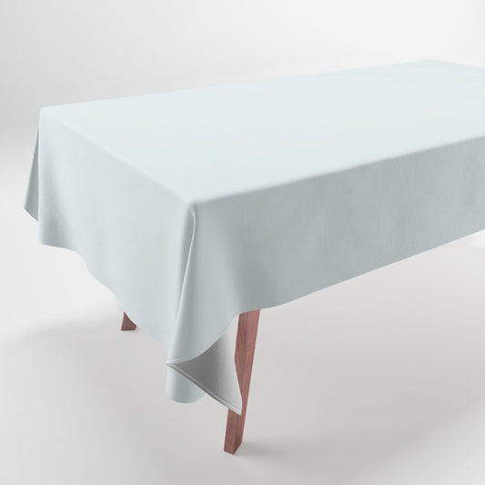 Atmospheric Pastel Blue Solid Color Accent Shade / Hue Matches Sherwin Williams Sky High SW 6504 Tablecloth