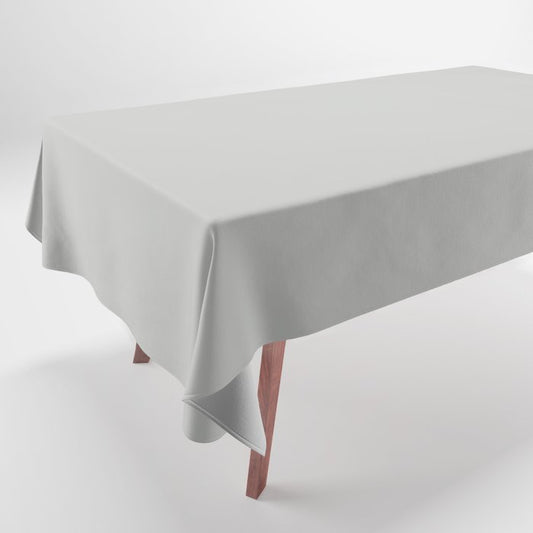 Autonomous Light Gray - Grey Solid Color Accent Shade Matches Sherwin Williams Tinsmith SW 7657 Tablecloth