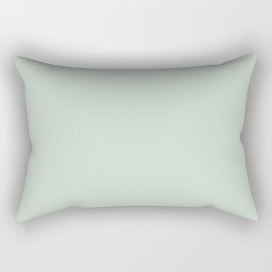 Beach Glass Pastel Green Coordinates w/ Behr 2022 Color of the Year Breezeway MQ3-21 Rectangular Pillow