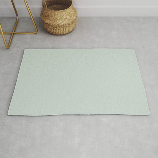 Beach Glass Pastel Green Coordinates w/ Behr 2022 Color of the Year Breezeway MQ3-21 Throw & Area Rugs