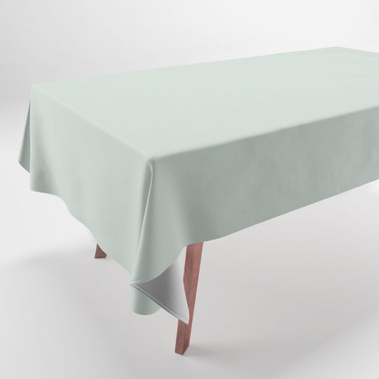 Beach Glass Pastel Green Coordinates w/ Behr 2022 Color of the Year Breezeway MQ3-21 Tablecloth