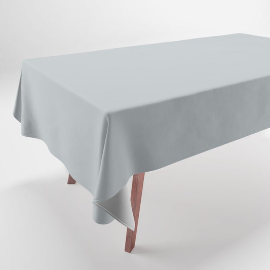 Beautiful Light Pastel Blue Grey Solid Color Pairs Sherwin Williams Krypton SW 6247 Tablecloth