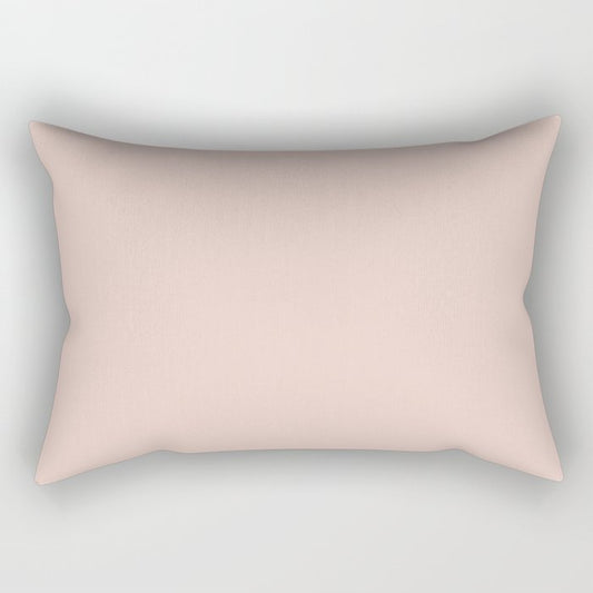 Behr Angelico Pastel Tan S180-1 Solid Color Rectangular Pillow