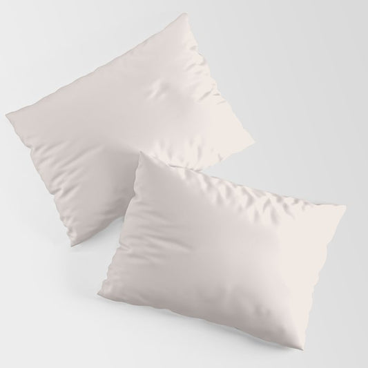Behr Cameo Stone - Light Pastel Brown (Tan / Beige) N160-1 Solid Color Pillow Sham Set