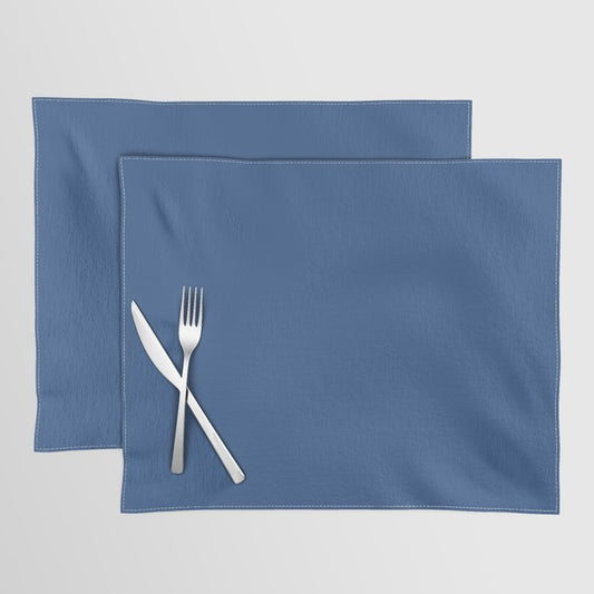 Behr Dark Cobalt Blue PPU15-03 Solid Color Placemat