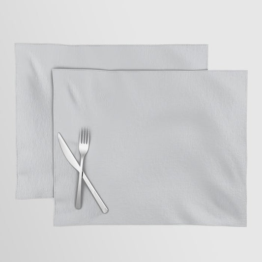 Behr Script White (Pale Pastel Gray) N540-1 Solid Color Placemat