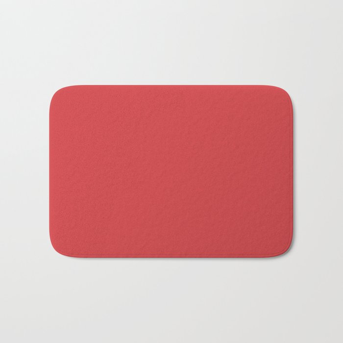 Bold Red Solid Color Pairs to Coloro Luscious Red 010-46-36 Key Color Trends for Spring Summer 2023 Bath Mat