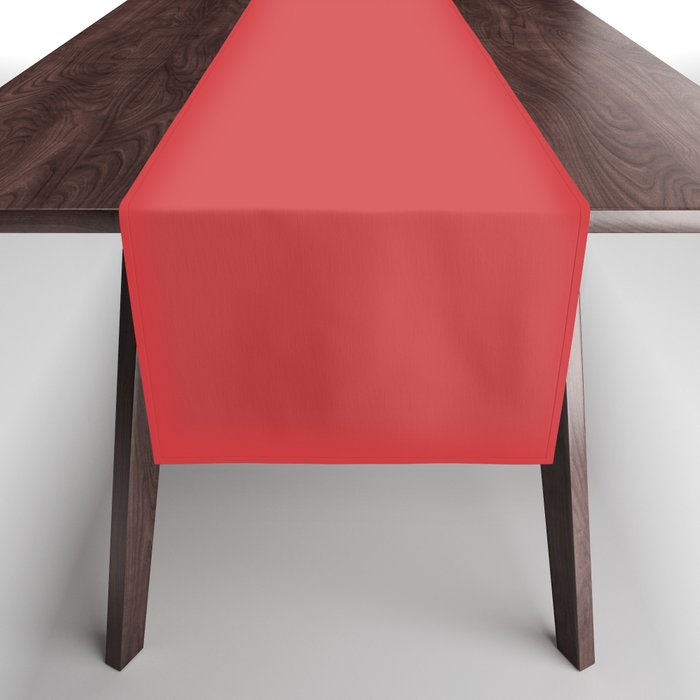 Bold Red Solid Color Pairs to Coloro Luscious Red 010-46-36 Key Color Trends for Spring Summer 2023 Table Runner