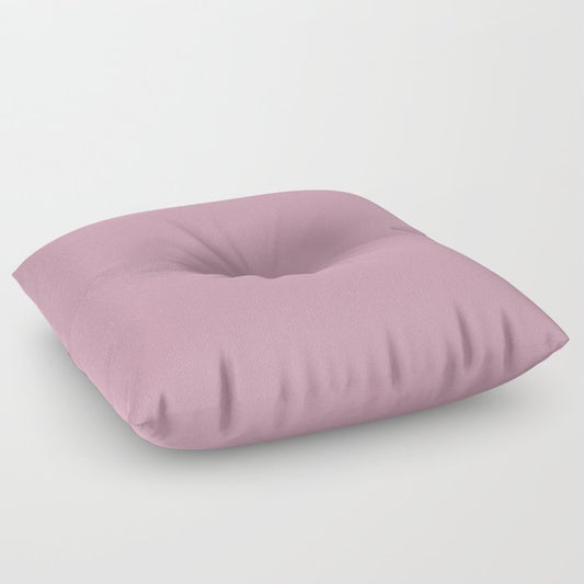 Buoyant Rose Pink Solid Color Pairs To Sherwin Williams Rosebay SW 6563 Floor Pillow