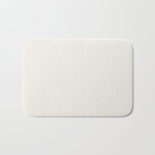 Cosmetic Off White Solid Color Pairs PPG Glidden 2023 Trending Color Crumb Cookie PPG18-01 Bath Mat