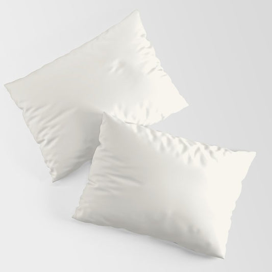 Cosmetic Off White Solid Color Pairs PPG Glidden 2023 Trending Color Crumb Cookie PPG18-01 Pillow Sham