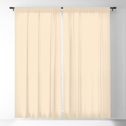 Cream Off White Solid Color Dunn & Edwards 2023 Trending Color Quiet Splendor DE5323 Well Intentions Collection Blackout Curtains